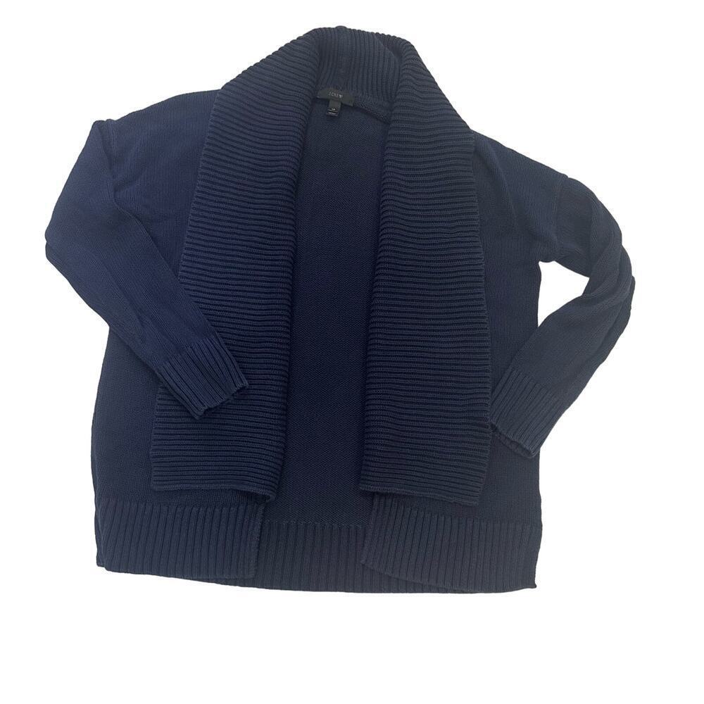 J. Crew Navy Blue Open Cardigan Sweater sz XS - Picture 5 of 6